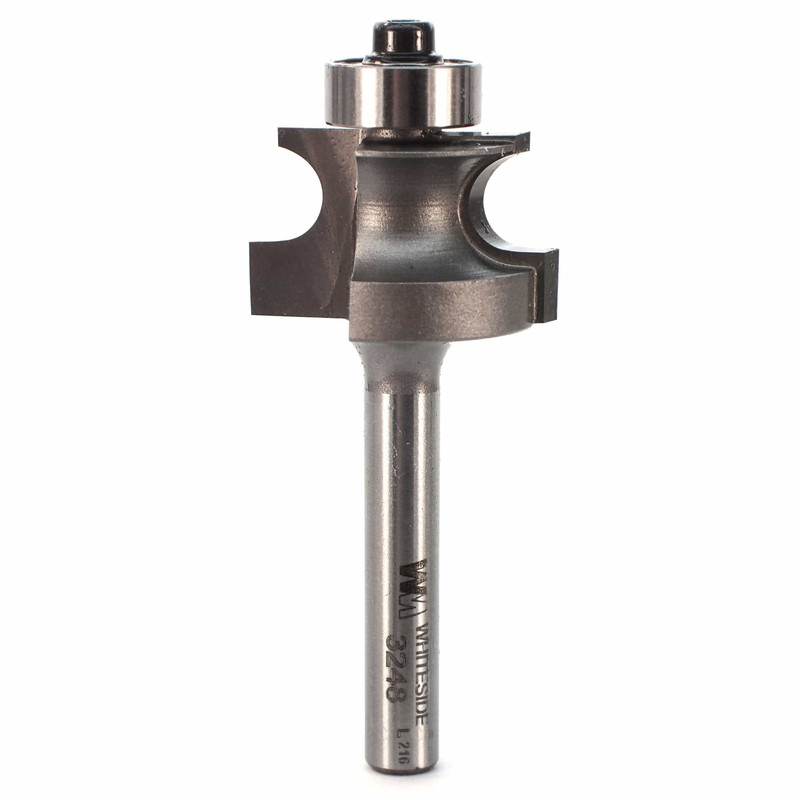 3248 Edge Beading Router Bit 1/4" SH 1" D X 5/16" BD X 5/8" CL X 2-1/4" OL
